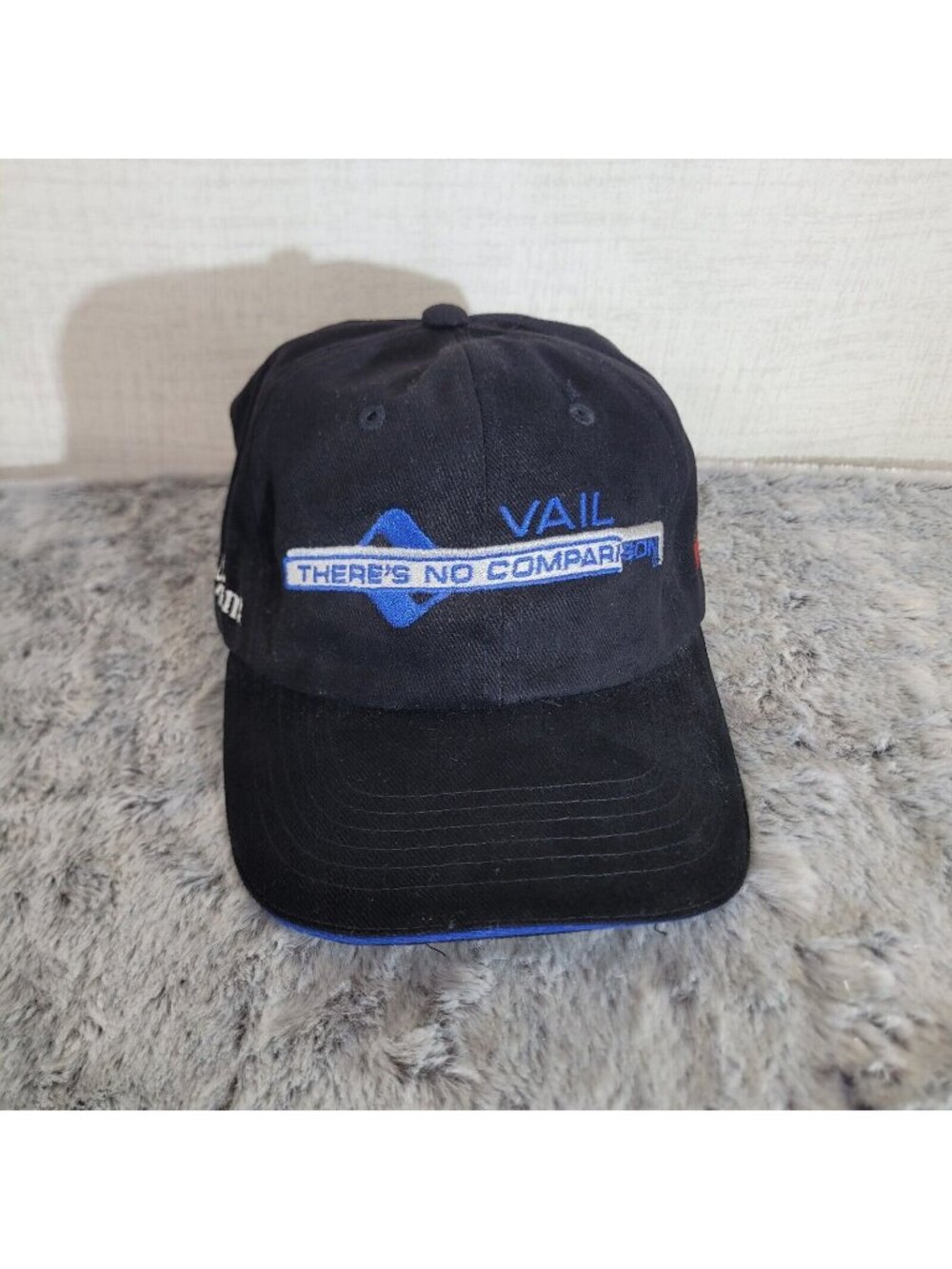 Y2K Vail Colorado Promo Staff Strapback Hat Mountain Dew Sprint Made in Canada